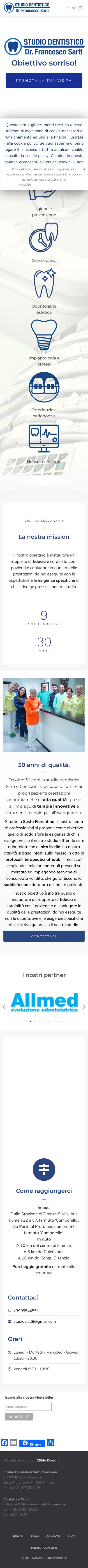 Il sito di oggi su smartphone